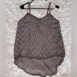 BKE Purple Flowy Tank XS